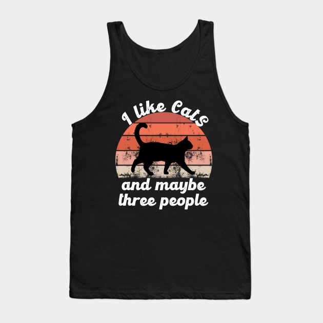 i like cats and maybe three people Tank Top by hatem